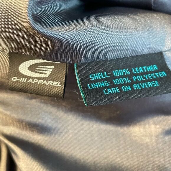 Siena Studio black leather laser cut blazer/jacket 8 - Picture 8 of 9